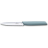 Нож для овощей Victorinox Swiss Modern, лезвие 10 см, голубая ручка 6.9006.10W21